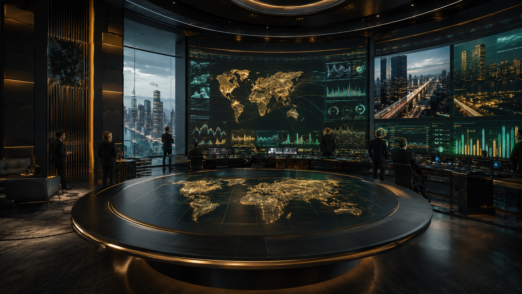 Global capital and system export command environment