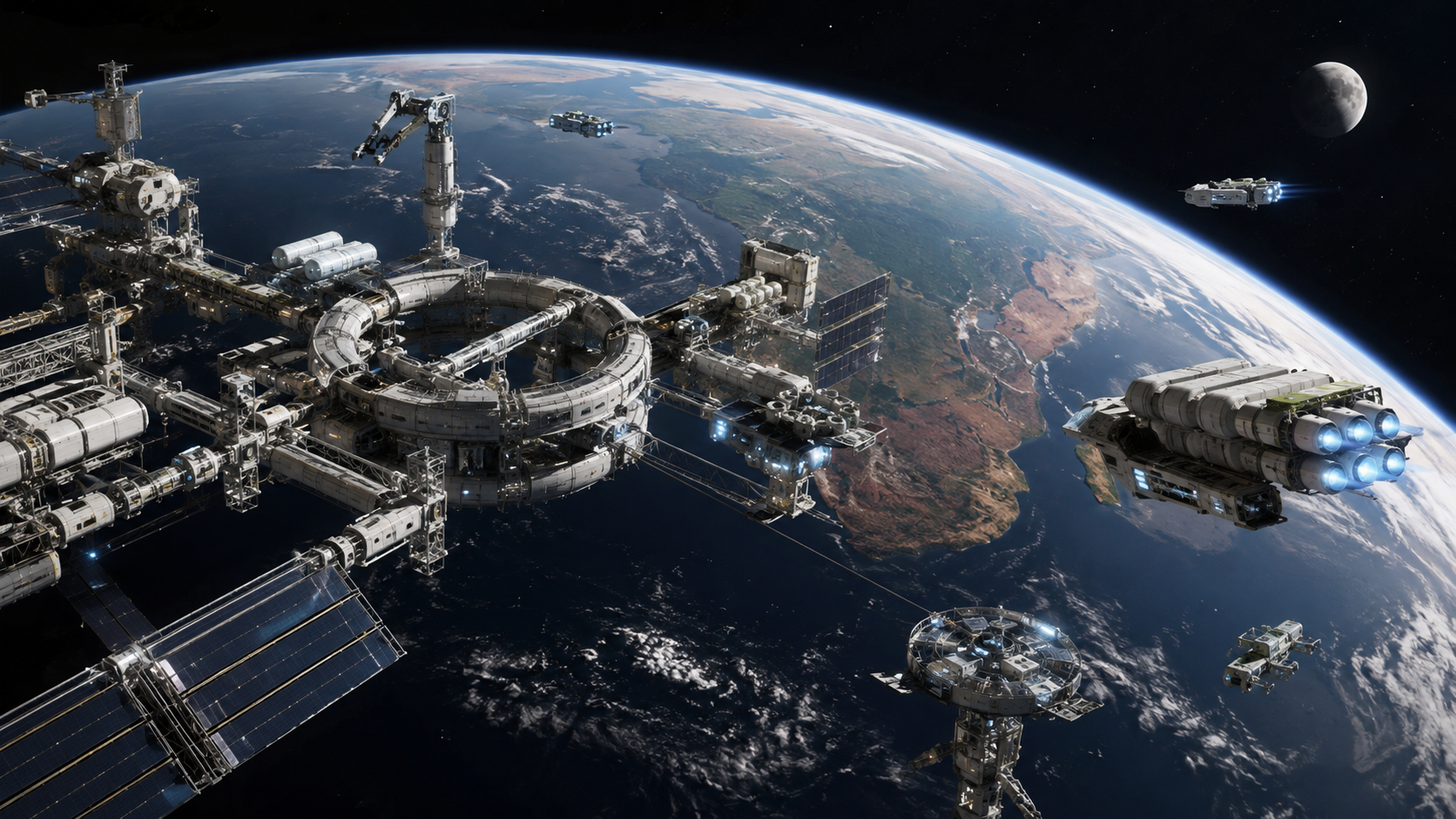 Epoch III terrestrial-to-orbital production and space systems